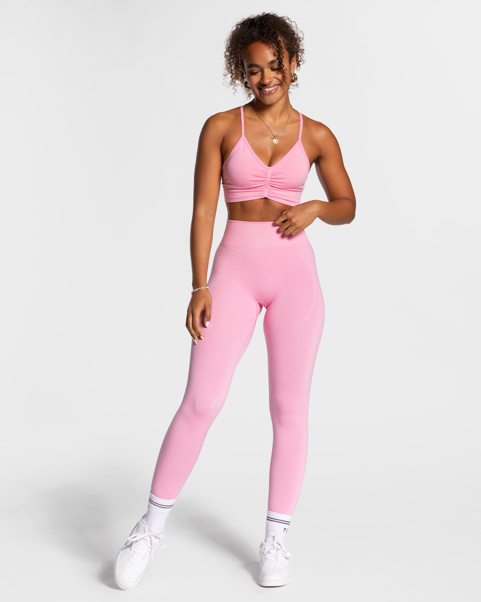 Focus Scrunch Leggings Pink – TEVEO Official Store