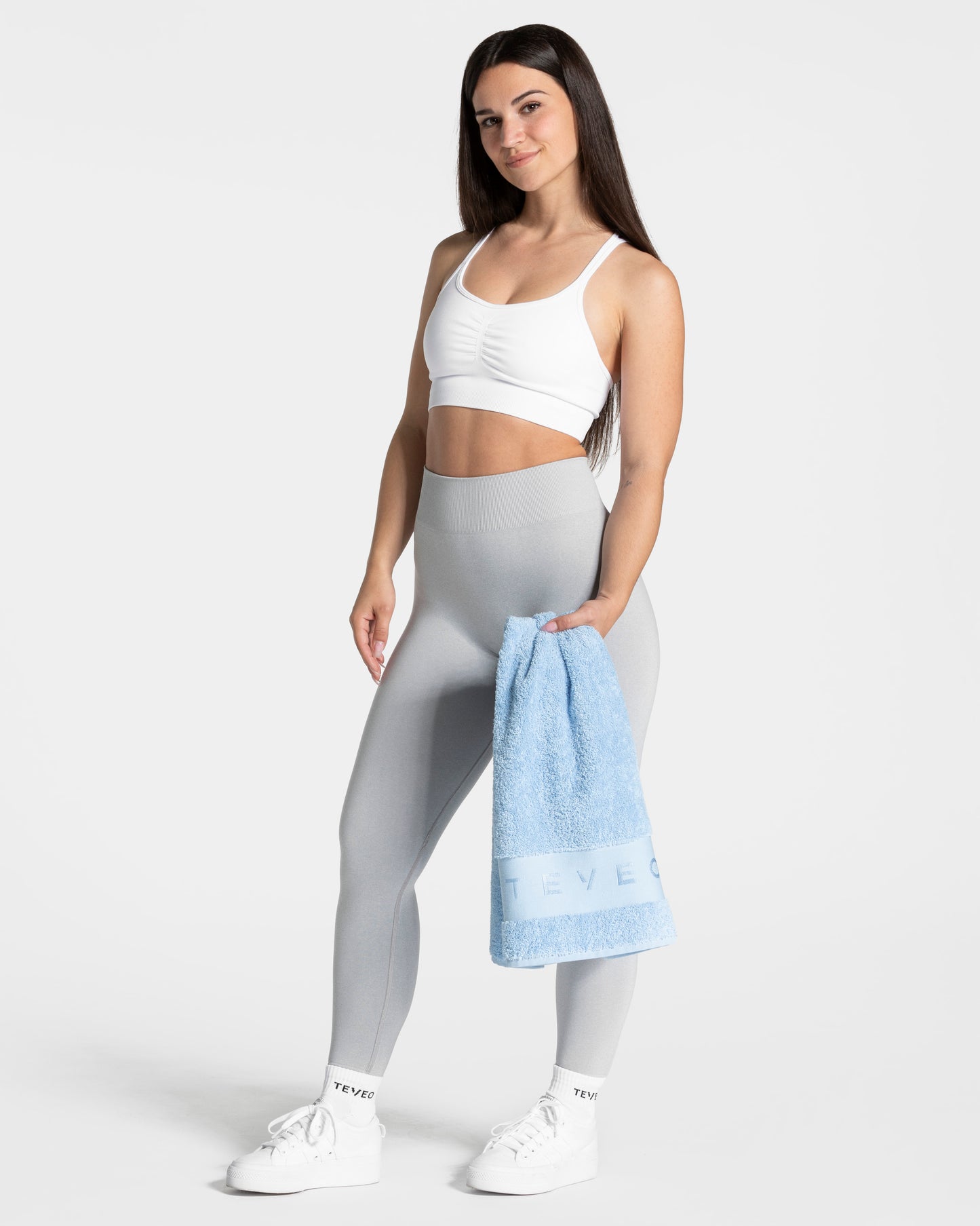 TEVEO Fitness Handtuch "Ice Blue"