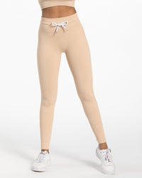 Ribbed Leggings Nude – TEVEO Official Store