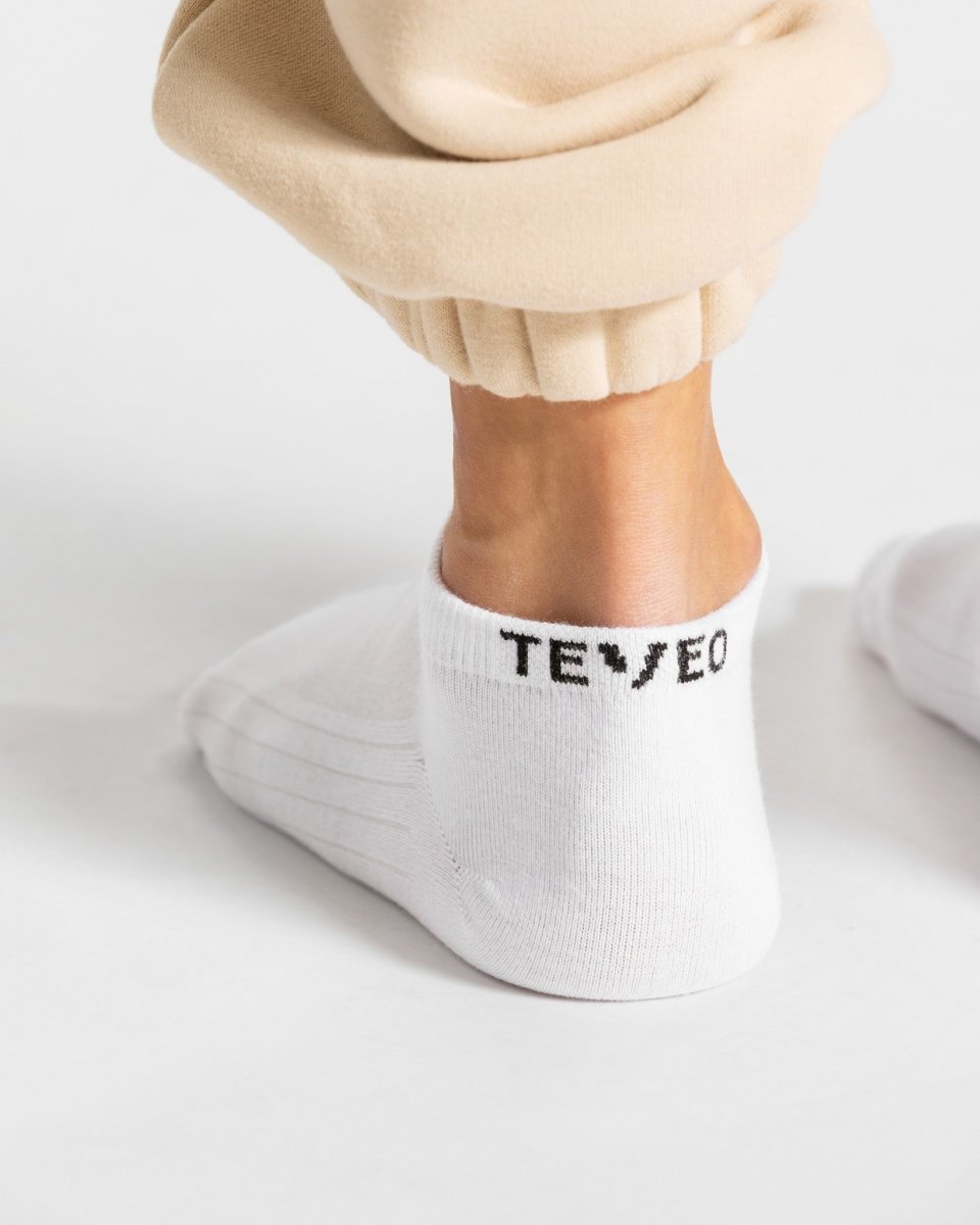 TEVEO Sneaker Socken (2er) "Weiß" - TEVEO